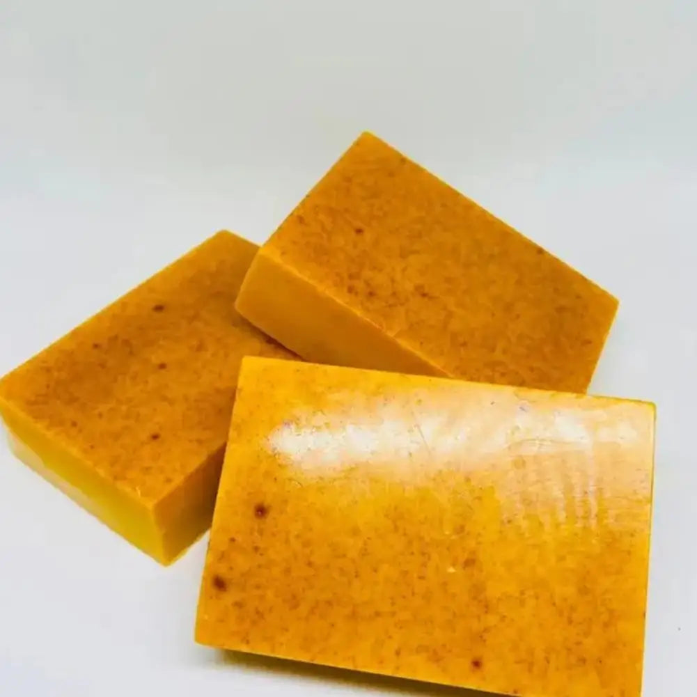 Handmade Herbal Soap 100g | Turmeric & Lemon Kojic Acid Soap | Skin Brightening Shower & Facial Body Care